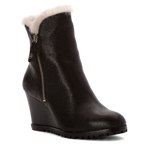 michael kors wedge boot